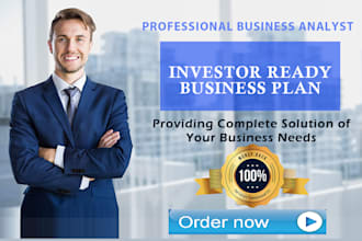 write an investment research business plan or loan proposal