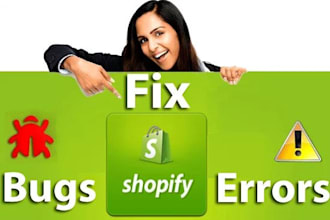 fix shopify html css jquery bugs and build custom features