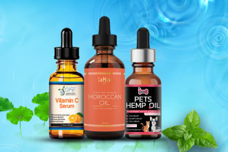 do attractive cbd and hemp oil label design superfast
