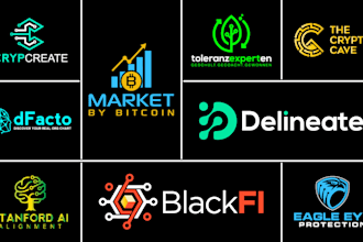 do technology crypto tech software security digital startup logo