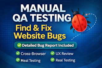 do manual QA testing for your app or website