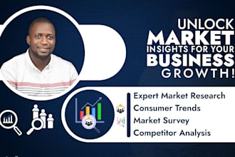 conduct an extensive market research, product research, survey and analysis