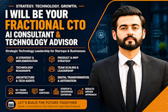 be your fractional cto ai consultant and technology advisor