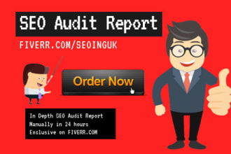 create an expert SEO audit report manually