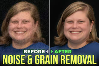 do noise reduction and clean grain off your photos