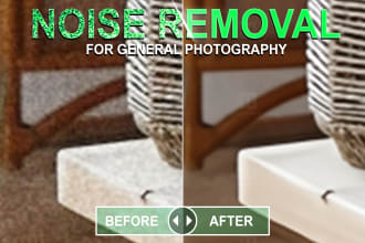 do noise reduction and clean grain off your photos