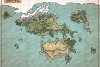 make a high quality map of your world for your campaigns, books or website
