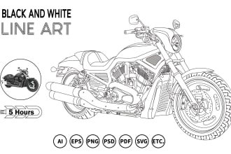 draw detailed line art illustrations