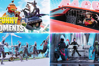 create a professional clickbait fortnite thumbnail
