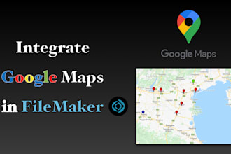 integrate google maps in filemaker