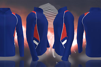 do 3d custom jersey design for sublimation