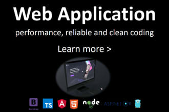 build web site, web application with bootstrap, angular, go, nodejs, aspnet