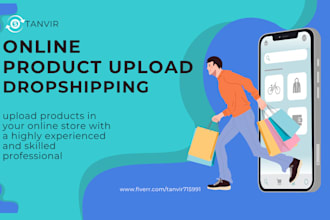 upload products or add products to shopify woocommerce or any ecommerce store
