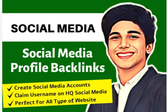 claim your brand name on social media profile,profiles seo backlinks