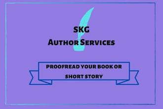 proofread your book or short story