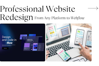 redesign your website and migrate seamlessly to webflow