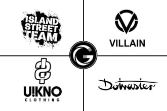 make modern urban streetwear clothing brand logo design
