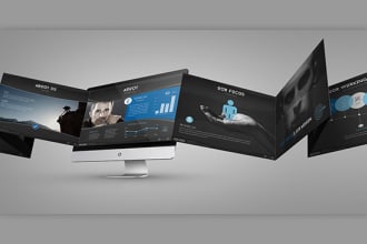 design powerpoint presentation or keynote or google slides