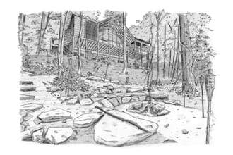 draw architectural illustrations from a picture