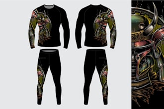 create fabulous rashguard and legging
