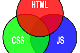 write html,css and javascript, nodejs