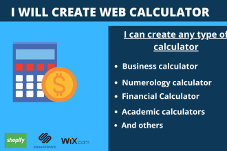 create a custom calculator for your website
