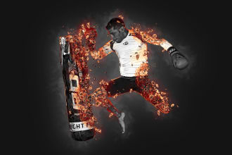 create sports banner design, website banner, youtube, header