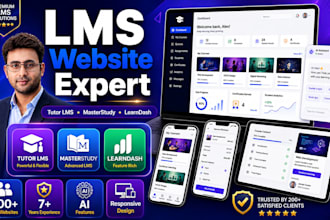 tutor lms, masterstudy lms, learndash lms website