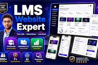 tutor lms, masterstudy lms, learndash lms website