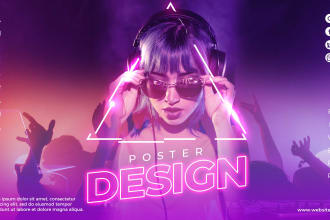 design a social media promotional poster flyer