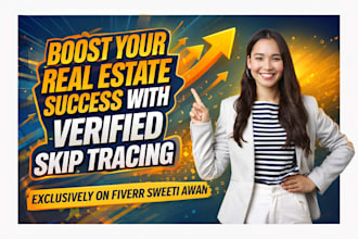 do USA real estate skip tracing with verified phone and email