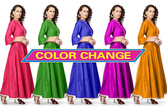 do color change, color correction and recolor in photoshop