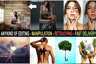 do any  photo editing , retouching and manipulation