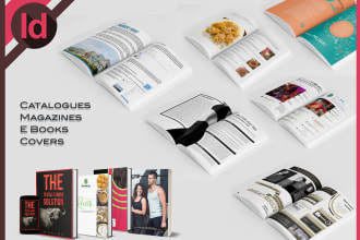 do a professional digital magazine design or an ebook or a catalog