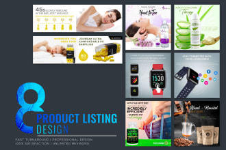 design professional amazon product listing images