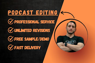 professionally clean, edit and master podcast and audiobook