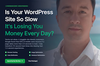 speed up your wordpress  joomla website