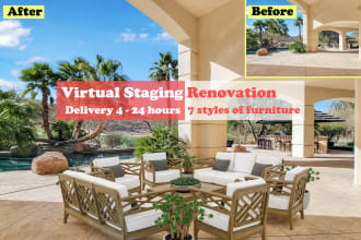 do virtual staging, virtual furniture, virtual renovation