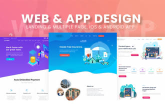 create responsive web and app UI design