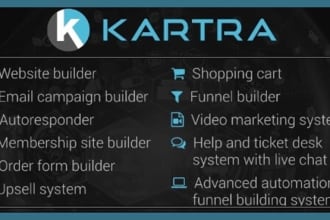 build sales funnel,membership ,squeeze pageontraport and click funnel in kartra