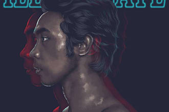 turn your photos to semi realistic vector portraits