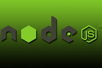 develop a node js app for you