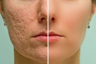 clean your skin well and change colors