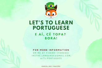 teach you brazilian portuguese