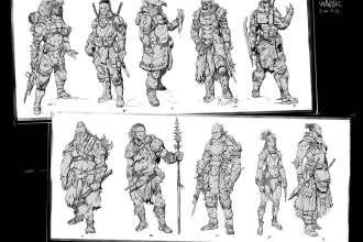 design characters concept art