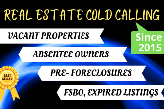 be virtual assistant for real estate cold calling