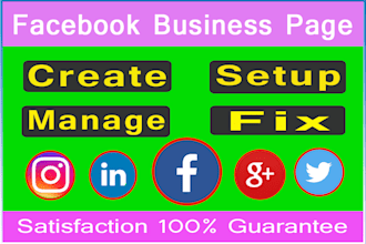 create setup facebook business page instagram business profile