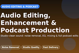 edit audio for podcast