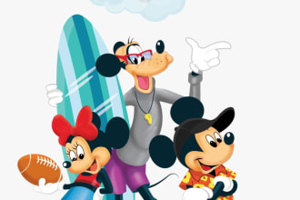 draw your  disney  characters fast