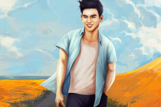 do digital portrait art